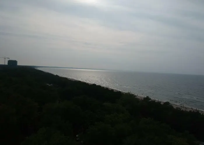 ホームステイ Bialy Przy Plazy ミエンジズドロイェ